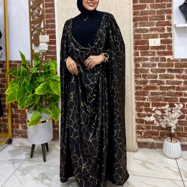 كاب سوارية بيزك ثابت معاها الطرحة ستان مضلع تيك توك